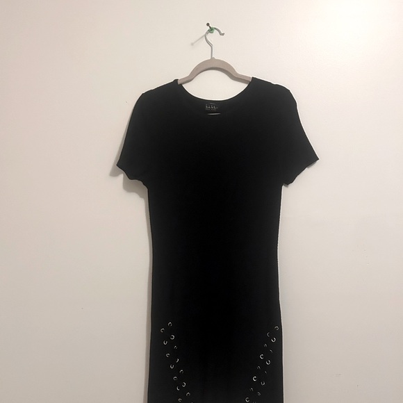 Black knit bodycon dress - Picture 3 of 3